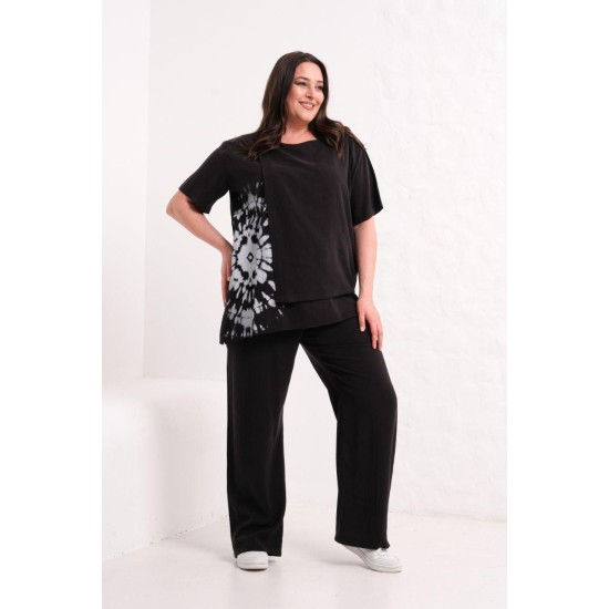 BLACK TRACKSUIT SET 185853