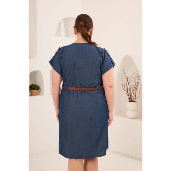 TENSEL KUMAŞ ELBİSE 186009