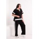 BLACK TRACKSUIT SET 185857