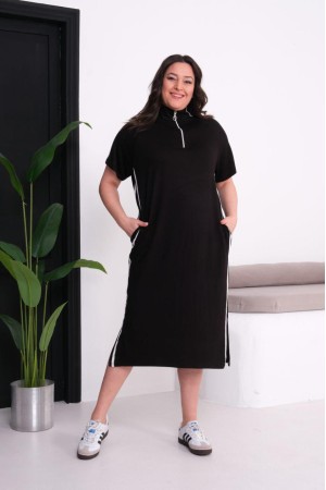 SİYAH ELBİSE KRİSTAL KUMAŞ 185851