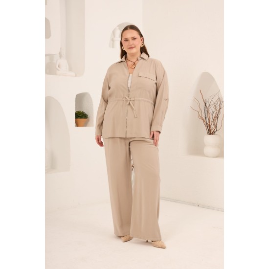 BEJ CEKET MODAL KUMAŞ 186015