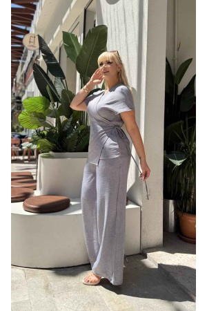 GRİ TAKIM KETEN KUMAŞ 185693