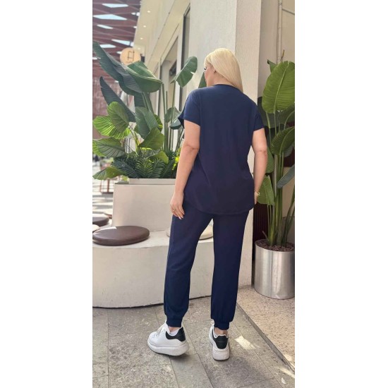 LACİVERT EŞOFMAN TAKIM VİSKON KUMAŞ 185737