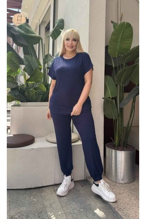 LACİVERT EŞOFMAN TAKIM VİSKON KUMAŞ 185737