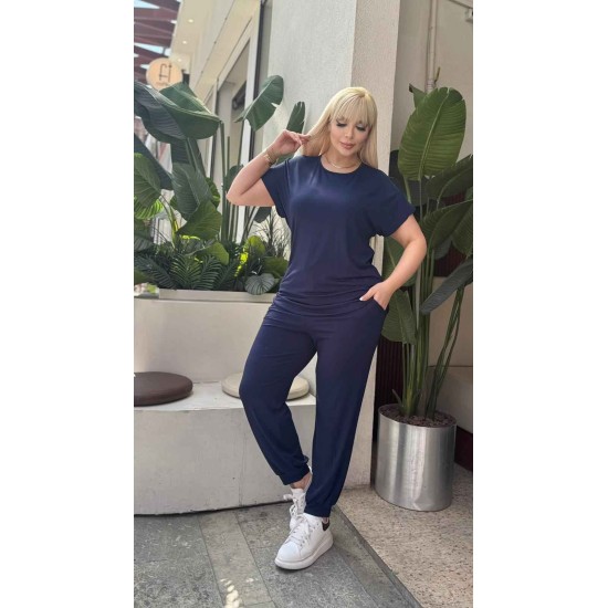 LACİVERT EŞOFMAN TAKIM VİSKON KUMAŞ 185737