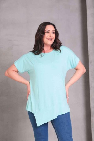 SU YEŞİL BLUZ VİSKON KUMAŞ 185824