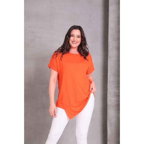 ORANGE BLUZ VİSKON KUMAŞ 185829