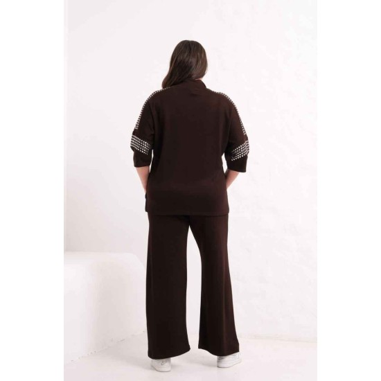 BROWN TRACKSUIT SET 185862