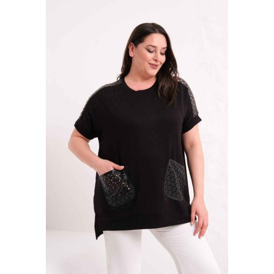 KAHVE BLUZ VİSKON KUMAŞ 185877