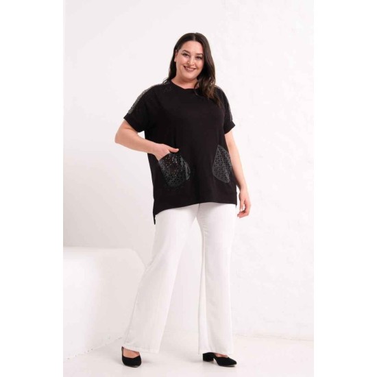 KAHVE BLUZ VİSKON KUMAŞ 185877