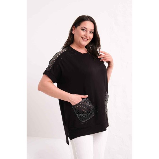 KAHVE BLUZ VİSKON KUMAŞ 185877