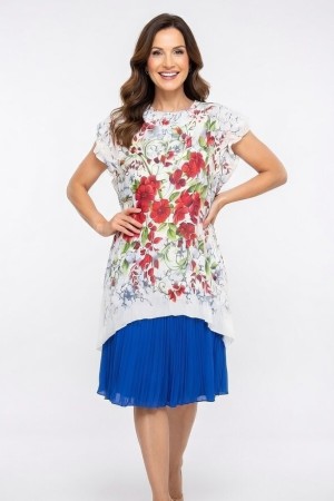 DESENLİ TÜLBENT ELBİSE 185993