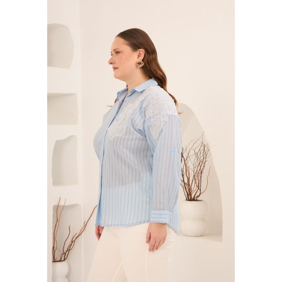 DANTEL DETAYLI GÖMLEK 186057