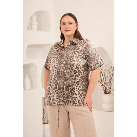 KUMAŞ ÖZEL VİSKON DIŞI JAKARLI GÖMLEK 186002