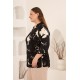 ÖZEL VİSKON DIŞI JAKARLI BLUZ 186000