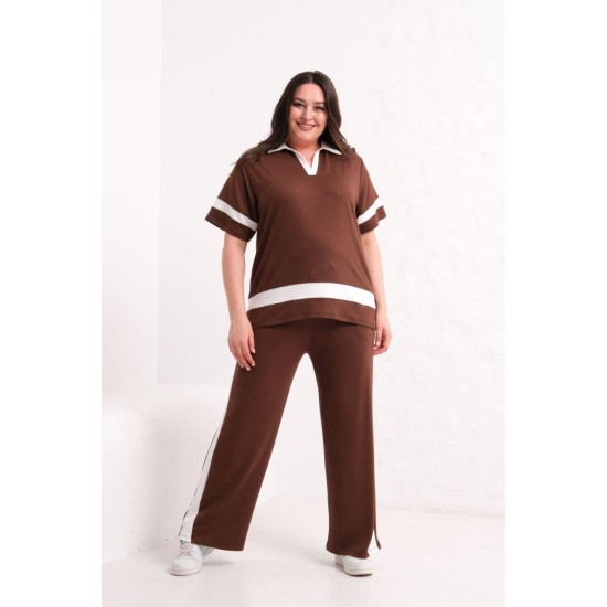 BROWN TRACKSUIT SET 185856