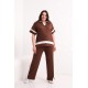 BROWN TRACKSUIT SET 185856