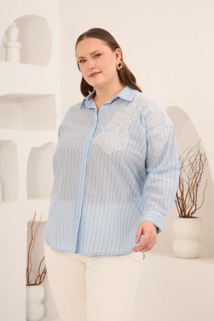 DANTEL DETAYLI GÖMLEK 186057