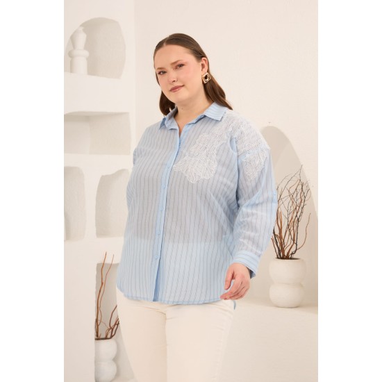 DANTEL DETAYLI GÖMLEK 186057