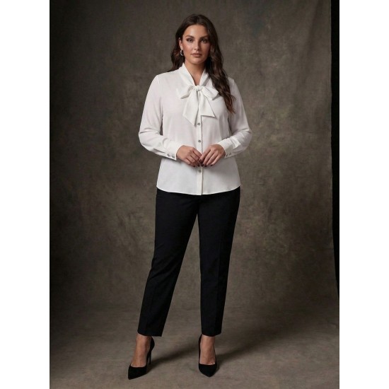 BEYAZ BLUZ KREP KUMAŞ 185700