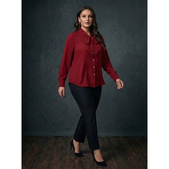 BORDO BLUZ KREP KUMAŞ 185701