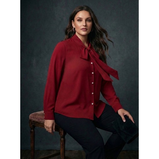 BORDO BLUZ KREP KUMAŞ 185701