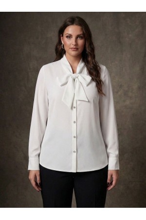 BEYAZ BLUZ KREP KUMAŞ 185700