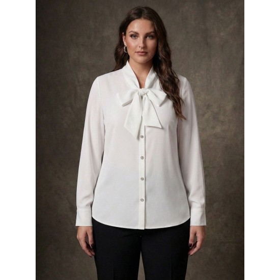 BEYAZ BLUZ KREP KUMAŞ 185700