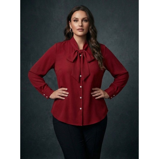 BORDO BLUZ KREP KUMAŞ 185701