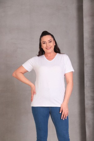 BEYAZ BLOUSE VISCOSE FABRIC 185590