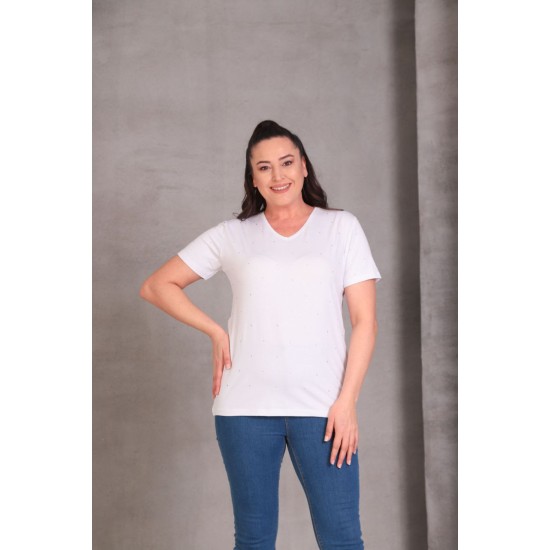 BEYAZ BLOUSE VISCOSE FABRIC 185590