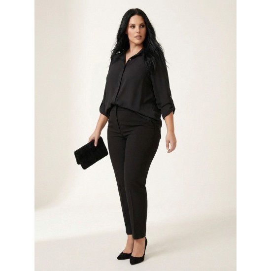 SİYAH GÖMLEK RAHAT KALIP 185717