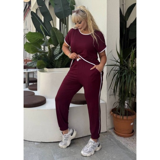 BORDO TAKIM VISKON KUMAŞ 185547