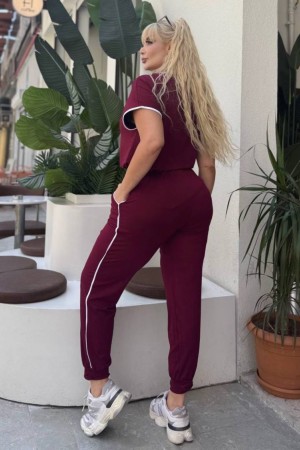 BORDO TAKIM VISKON KUMAŞ 185547