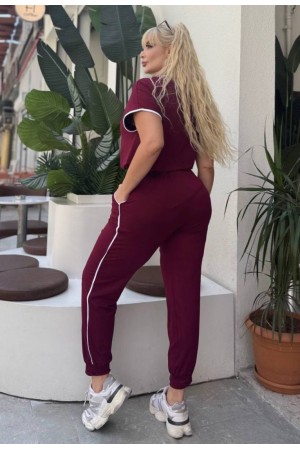 BORDO TAKIM VISKON KUMAŞ 185547