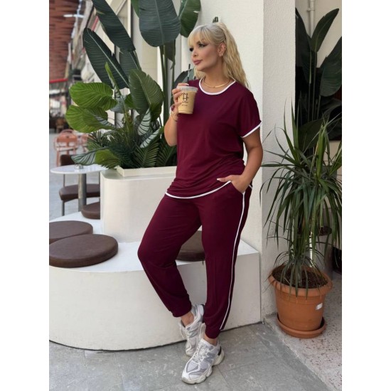 BORDO TAKIM VISKON KUMAŞ 185547