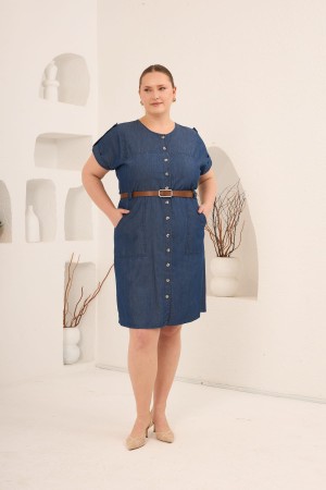 TENSEL KUMAŞ ELBİSE 186009