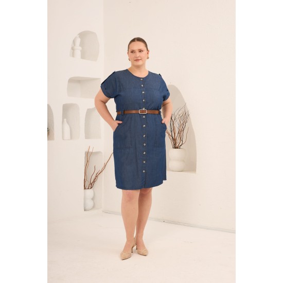 TENSEL KUMAŞ ELBİSE 186009