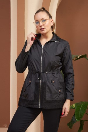 FİLE DETAY İÇİ ASTARLI TRENÇKOAT 186047