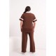 BROWN TRACKSUIT SET 185856