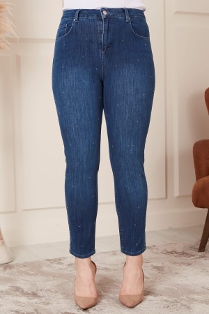 ÖZEL TAŞ DETAYLI JEAN 186105