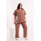 BROWN TRACKSUIT SET 185854