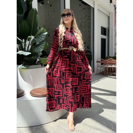 DESENLİ ELBİSE DOKUMA KUMAŞ 185553