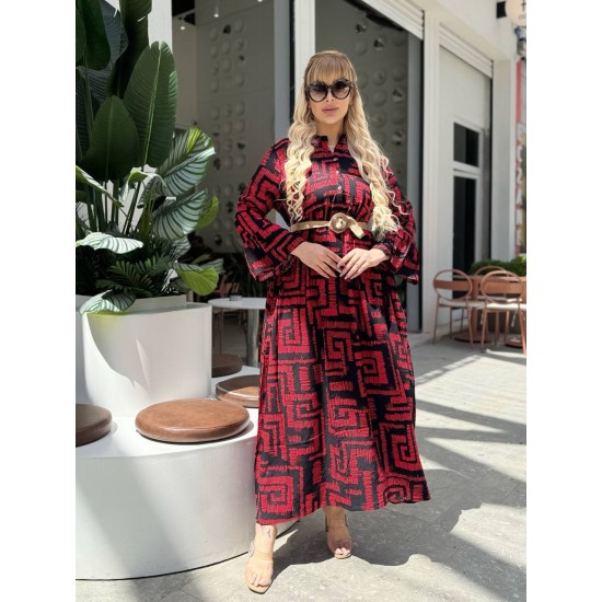 DESENLİ ELBİSE DOKUMA KUMAŞ 185553