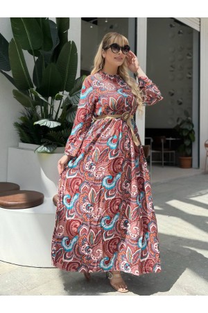 DESENLİ ELBİSE DOKUMA KUMAŞ 185555