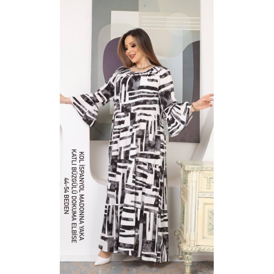 DESENLİ ELBİSE DOKUMA KUMAŞ 185558