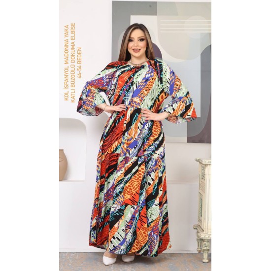 DESENLİ ELBİSE DOKUMA KUMAŞ 185559