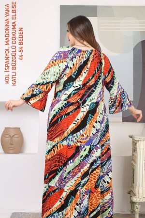 DESENLİ ELBİSE DOKUMA KUMAŞ 185559