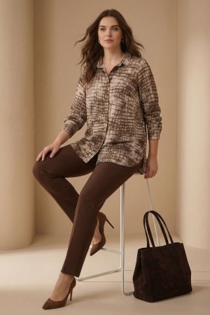 DESENLİ GÖMLEK VİSKON KUMAŞ 185730