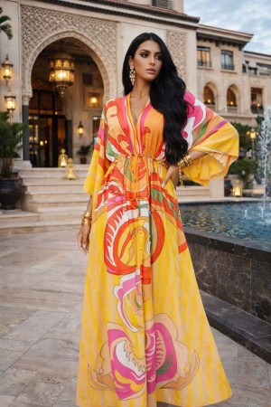 DESENLİ KİMONO ELBİSE JESSICA KUMAŞ 185962